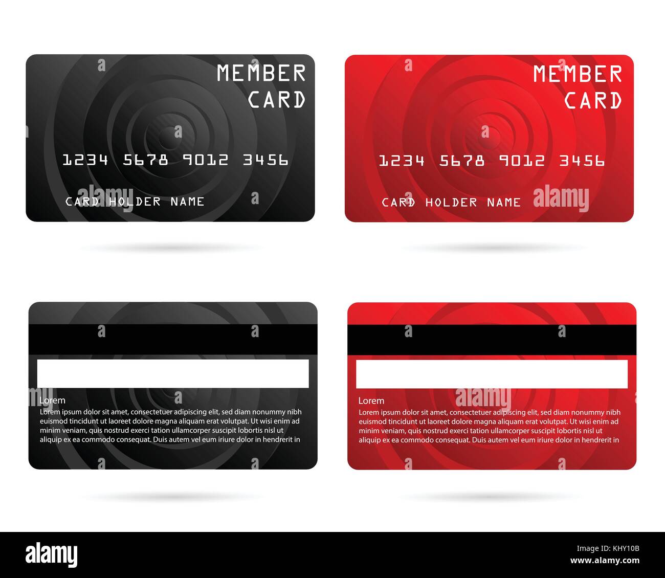 member card, business VIP card, design for privilege member,vector ...