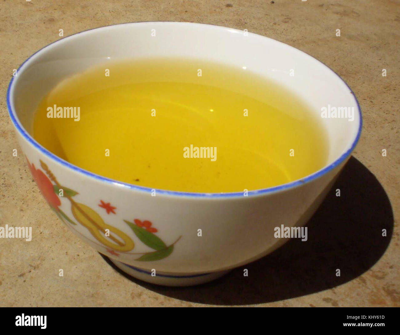 Fresh green tea bowl Vietnam Stock Photo Alamy
