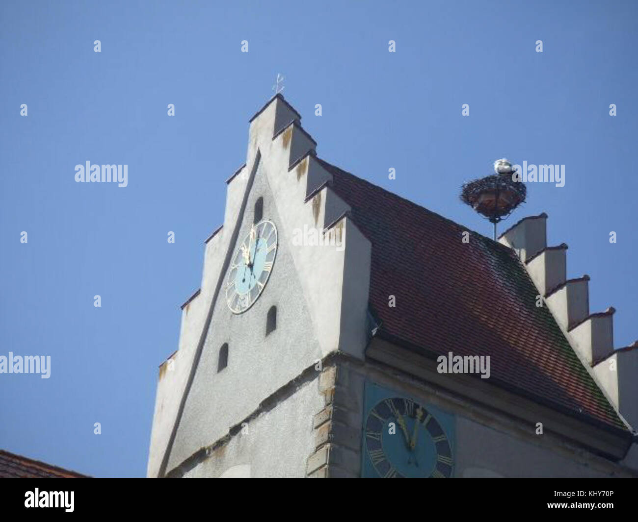 Mengen-Rulfingen Kirchturm Stock Photo