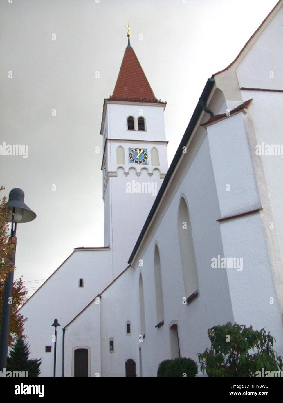 Bernstadt Pfarrkirche 2 Stock Photo