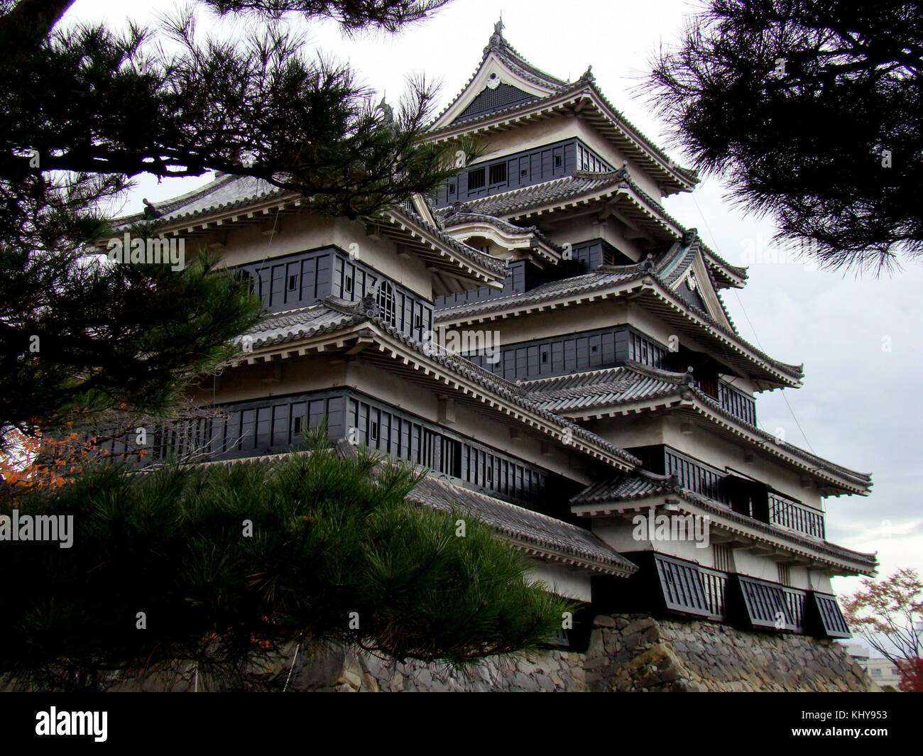 Chateau matsumoto Stock Photo