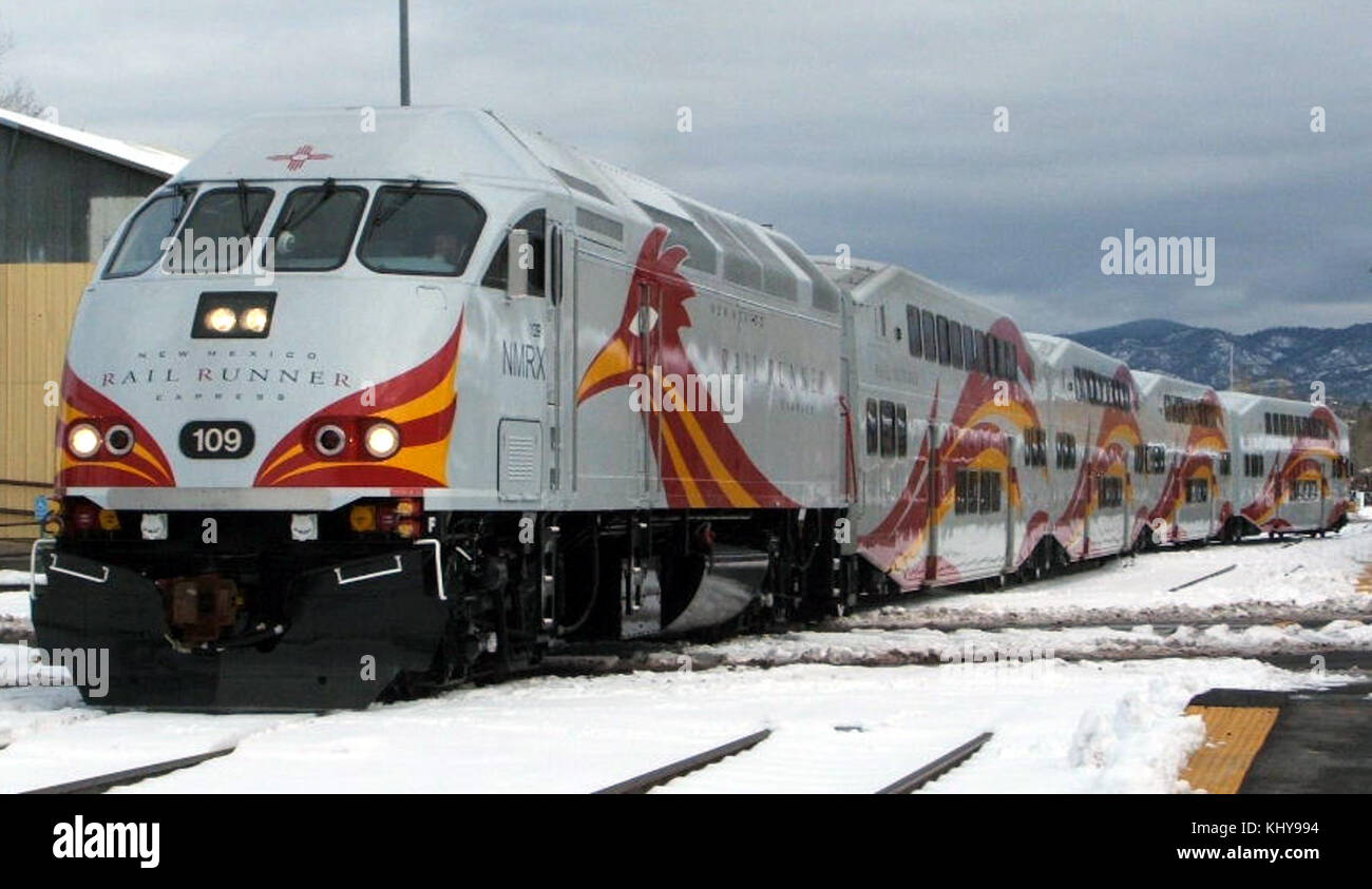 Santafe railrunner Stock Photo
