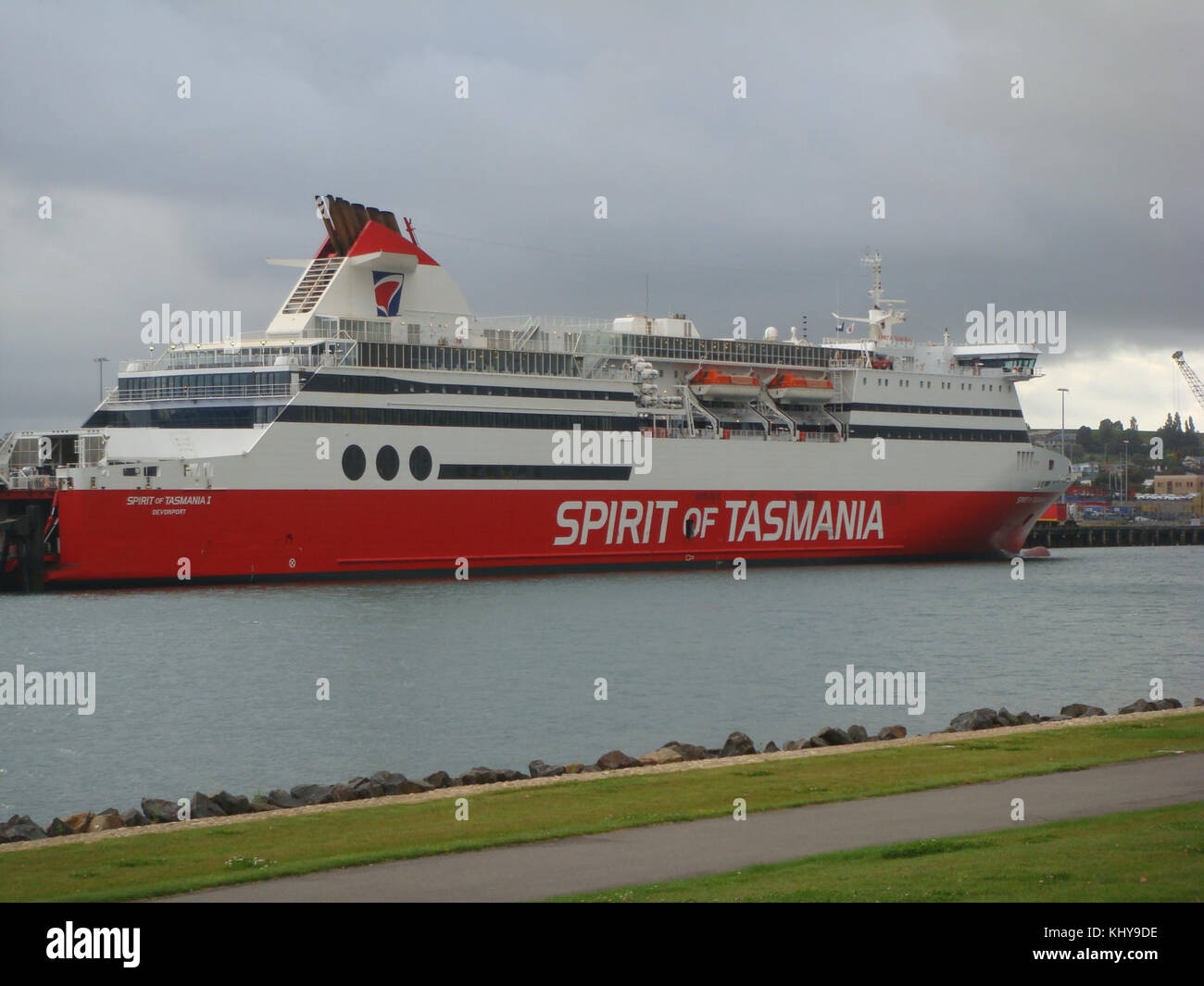 Tasmania devonport spirit of tasmania Stock Photo