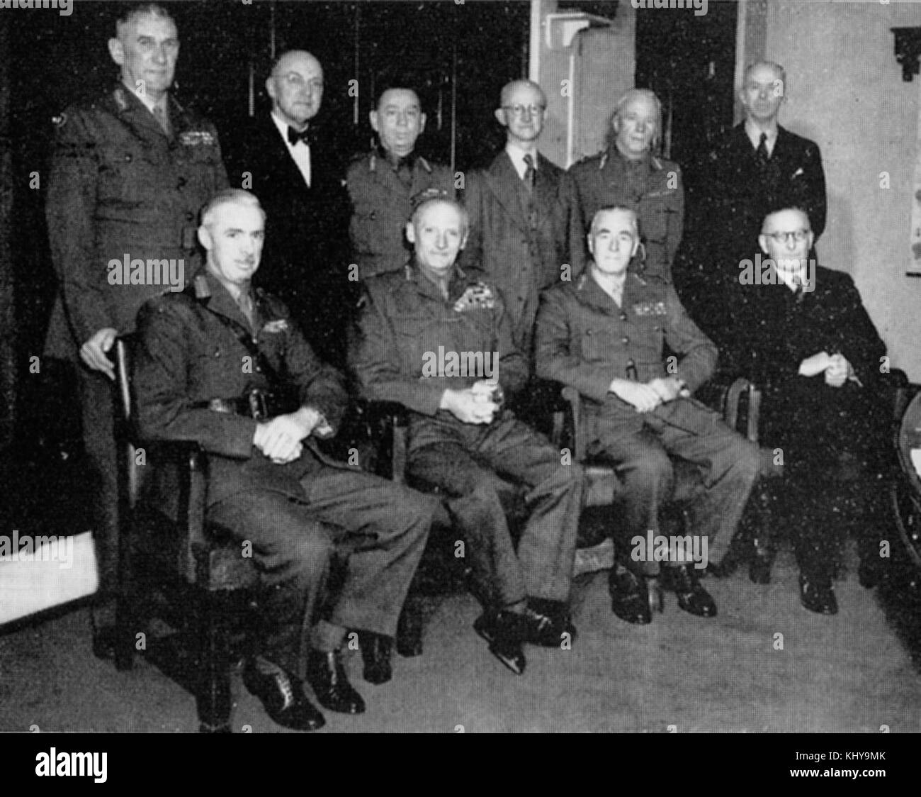 Military Board 1947 Stock Photo