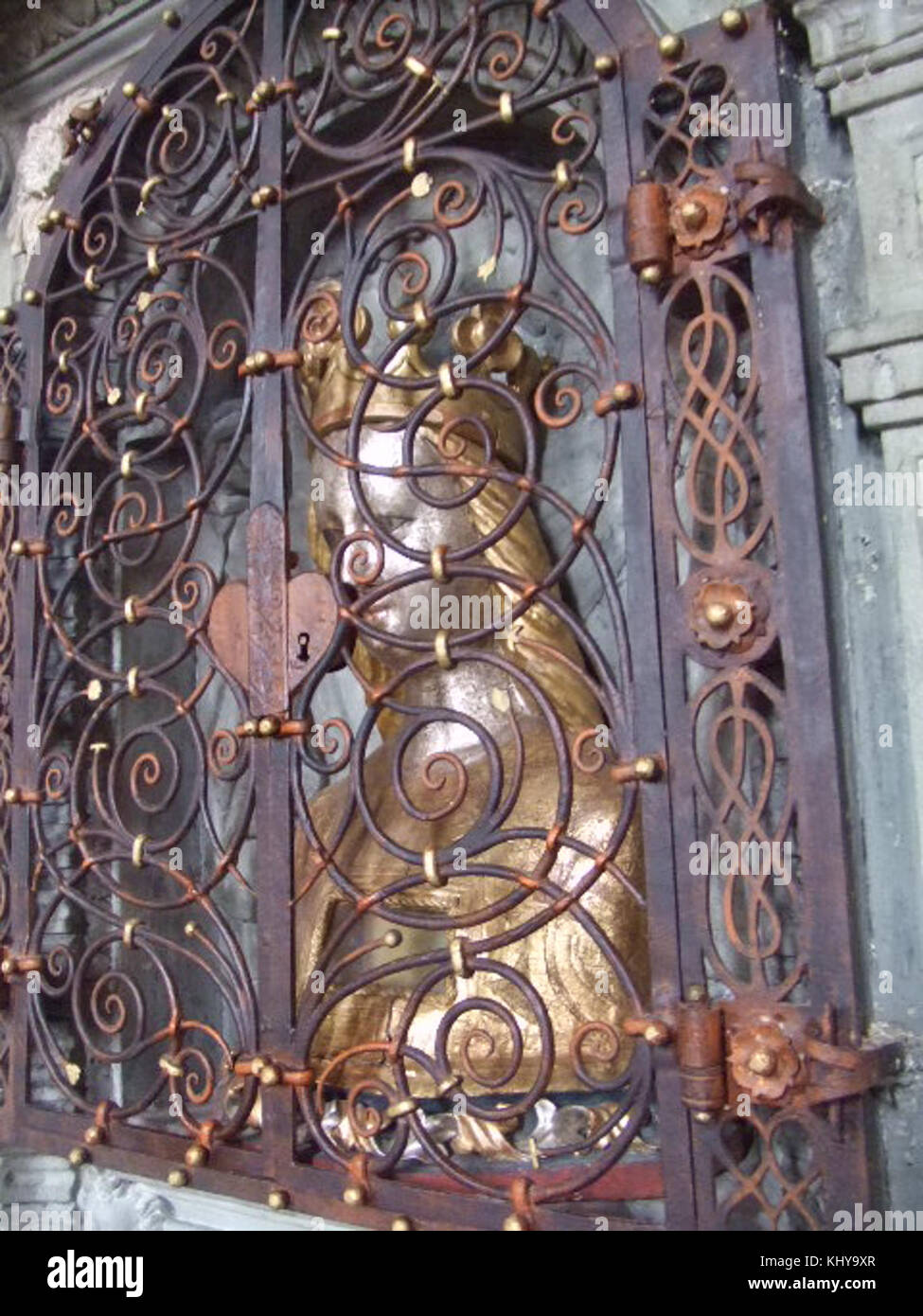 Randegg St Ottilia Reliquiar der Heiligen Ottilia 2 Stock Photo Alamy