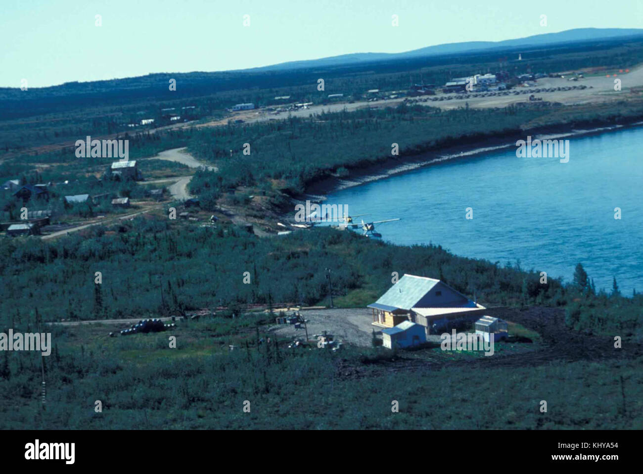 Evansville on the Koyukuk river Stock Photo Alamy