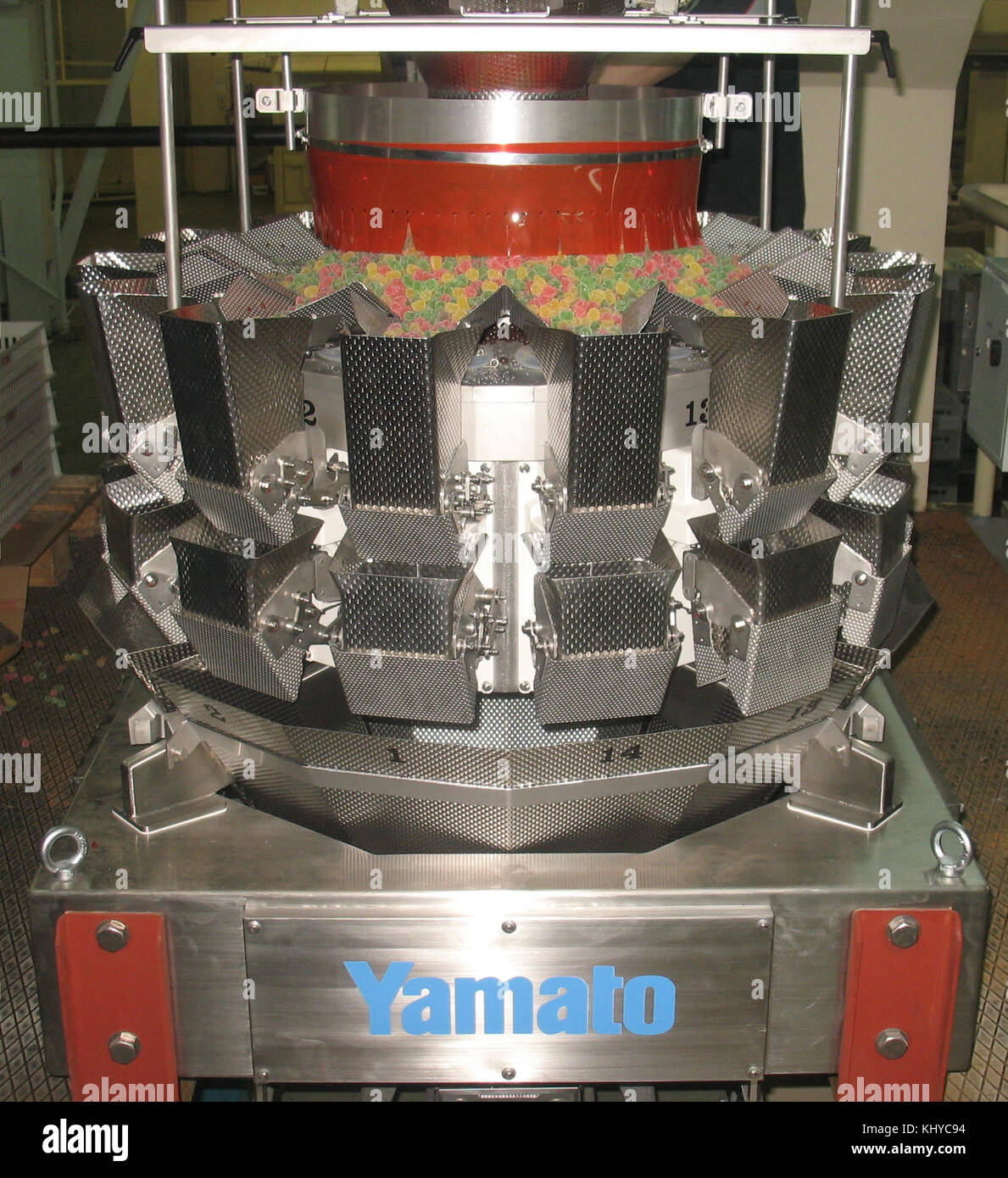 Yamato multihead weigher Stock Photo - Alamy