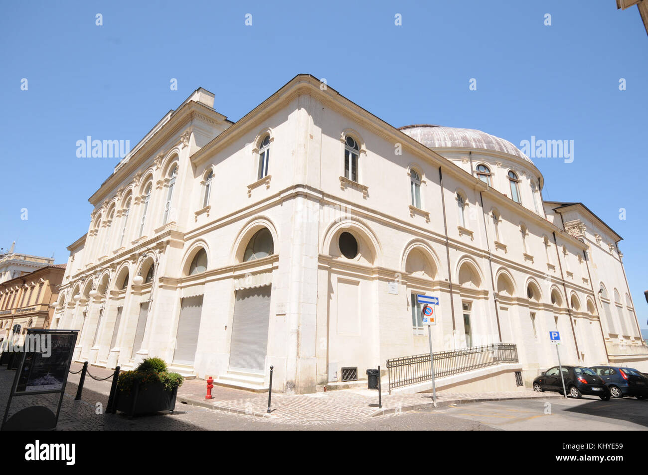 Teatro Flavio Vespasiano, Rieti - esterno 03 Stock Photo - Alamy