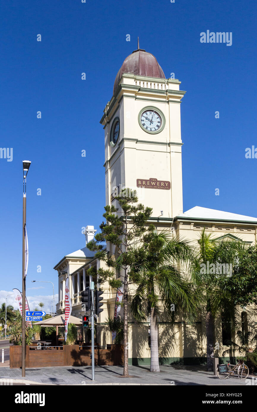 The Brewery in the old post office building, Flinders Street, Townsville, Queensland, Australia Stock Photo