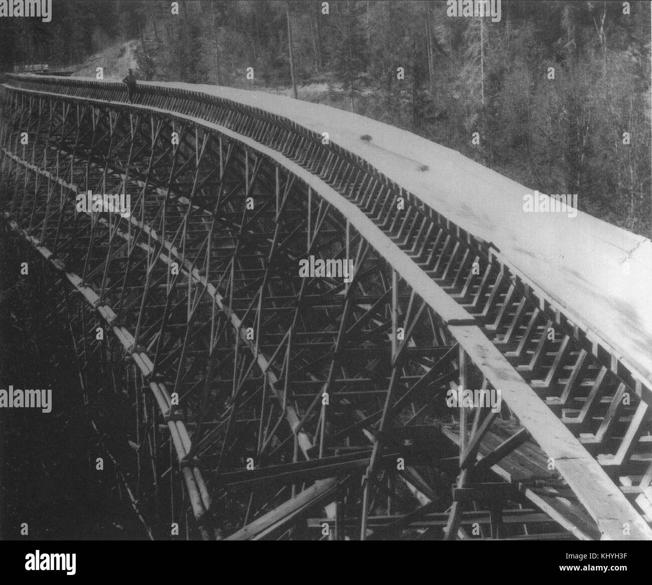 Bear Creek Flume Stock Photo Alamy