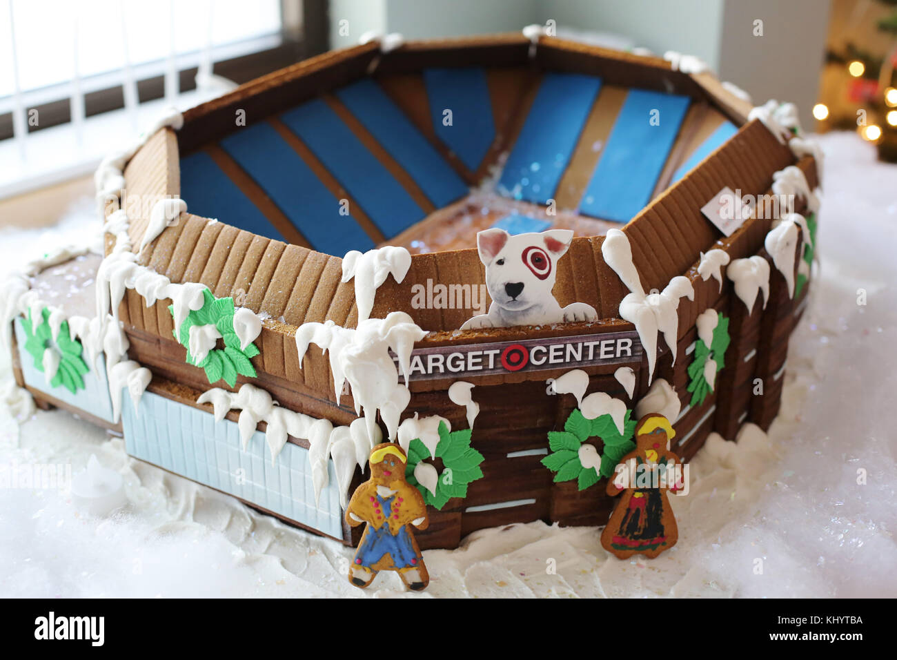 Gingerbread Shooting Target Minneapolis, Minnesota, USA. 21st November, 2017. A replica of Target ...
