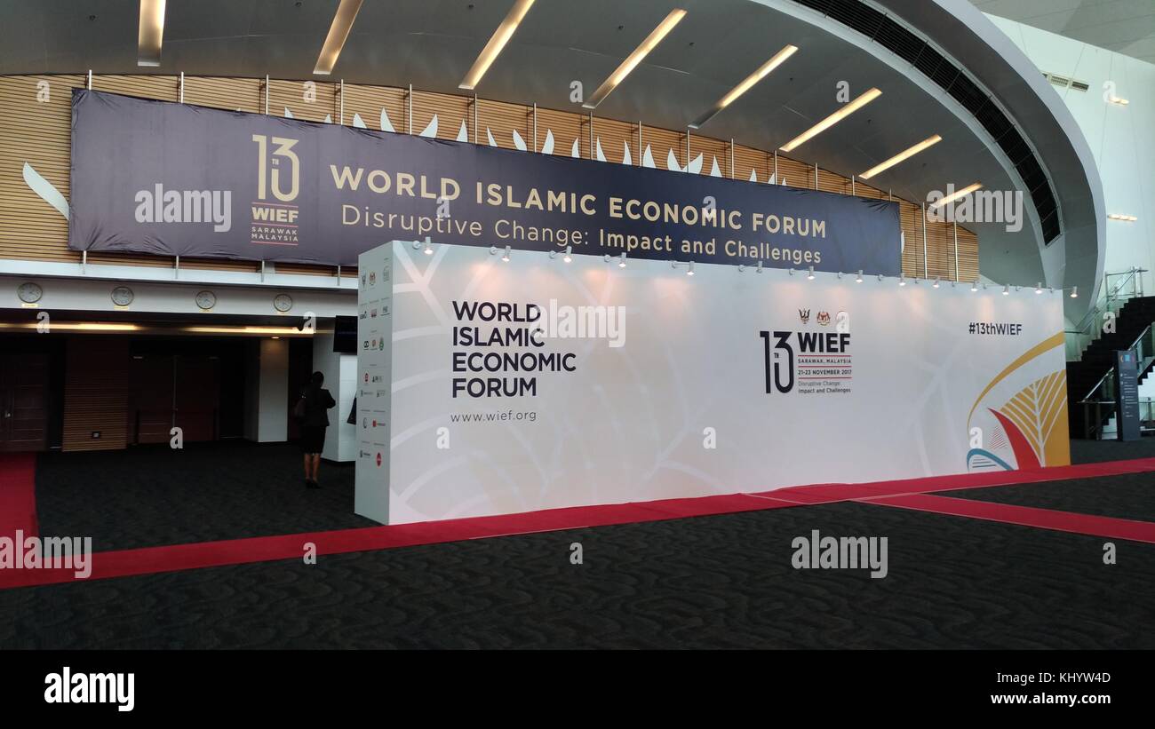 13th World Islamic Economic Forum at Borneo Convention Centre Sarawak Malaysia Stock Photo