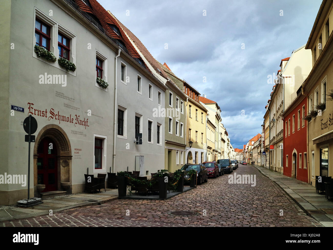 Europe, Germany, Saxony, Pirna city, the old town Stock Photo