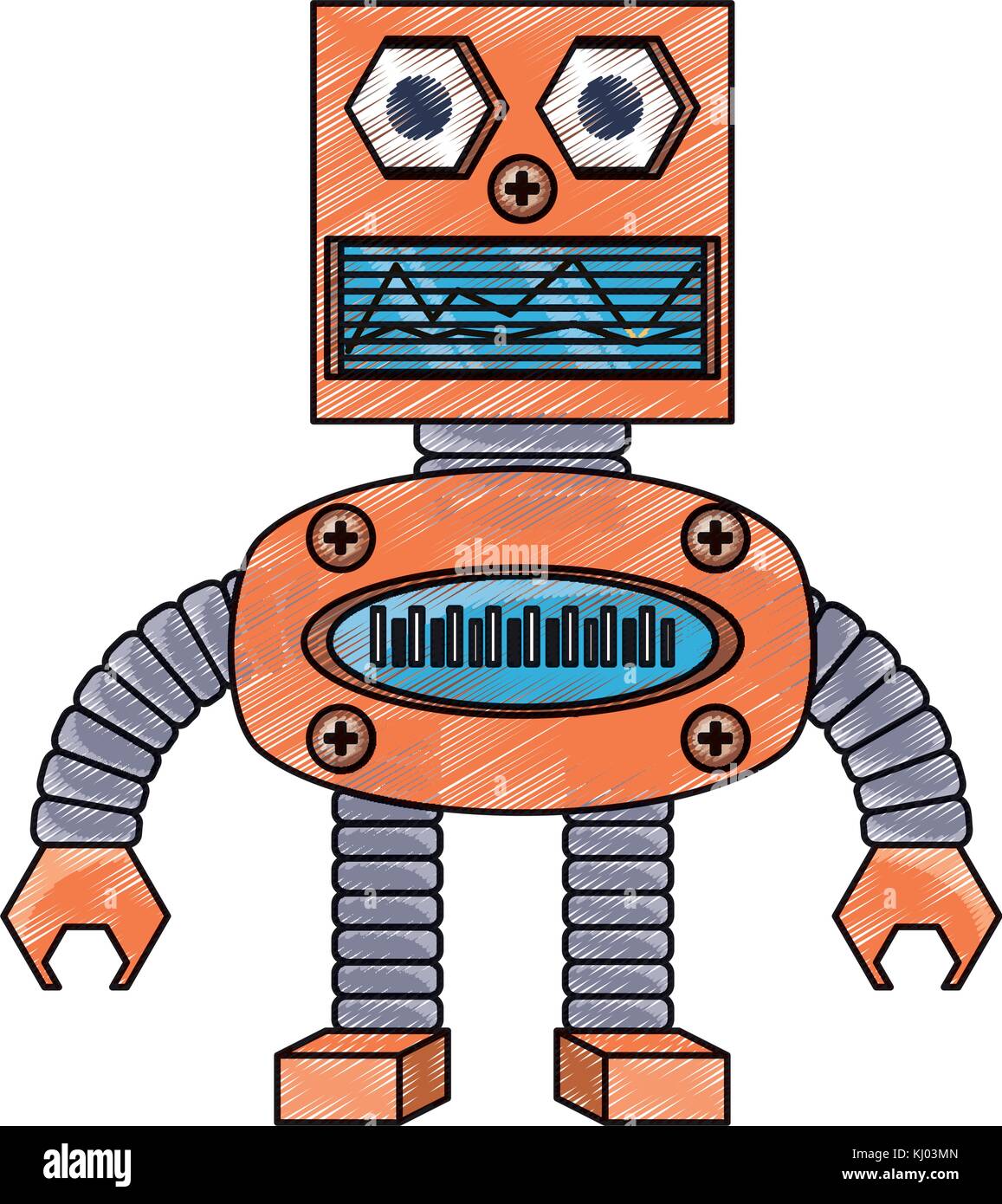 cartoon robot icon Stock Vector Image & Art - Alamy