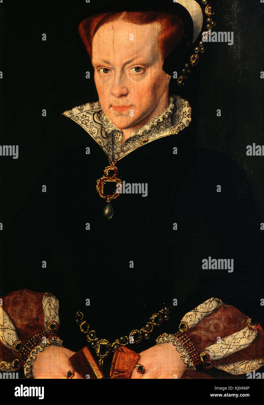 Portrait of Mary Tudor (1516 1558) Queen of England Stock Photo Alamy