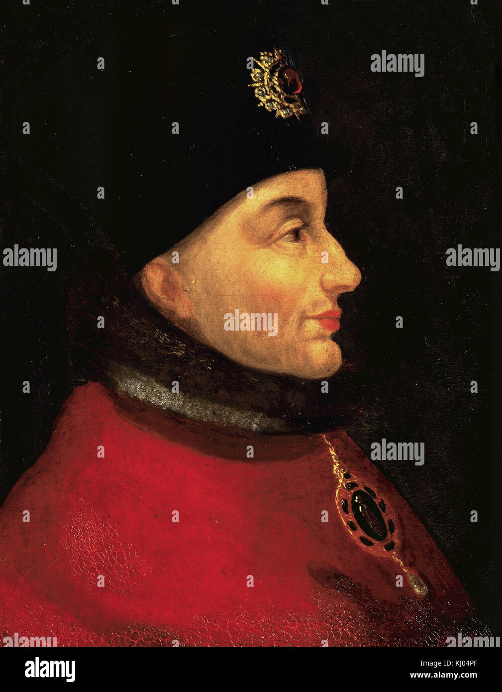PORTRAIT OF JEAN SANS PEUR, Duke Of Burgundy Stock Photo - Alamy