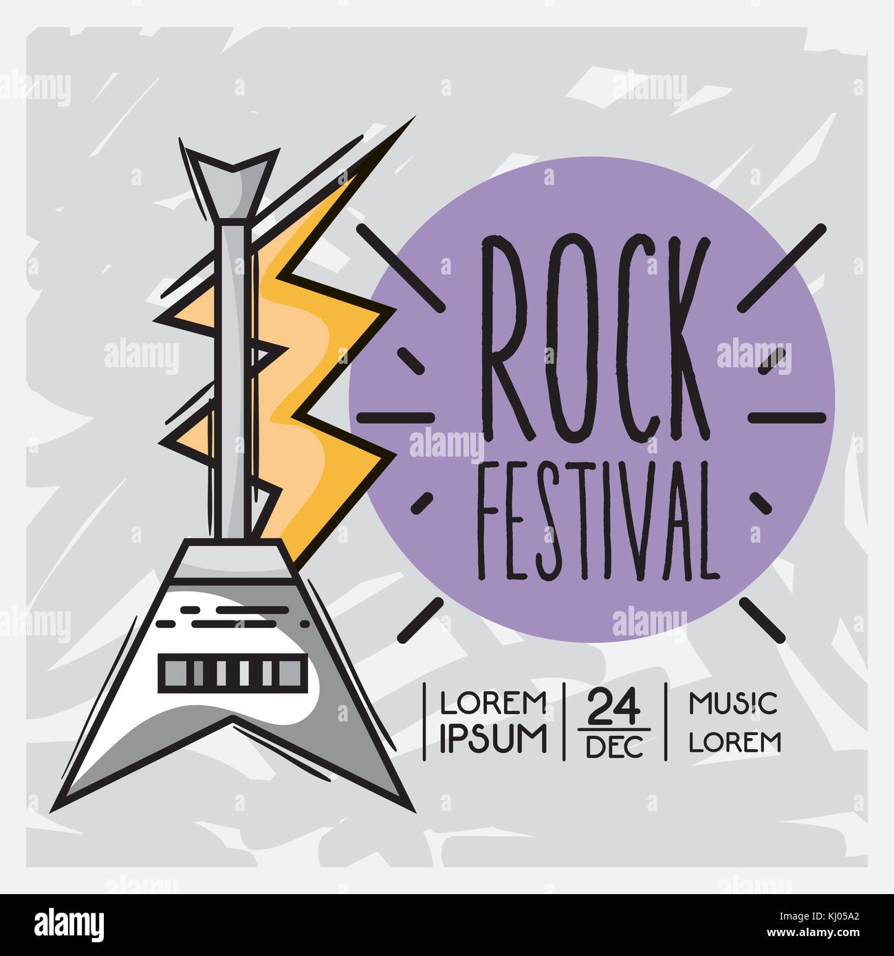 Rock festival poster hi-res stock photography and images - Alamy