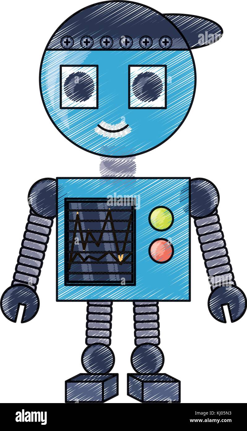 cartoon robot icon Stock Vector Image & Art - Alamy