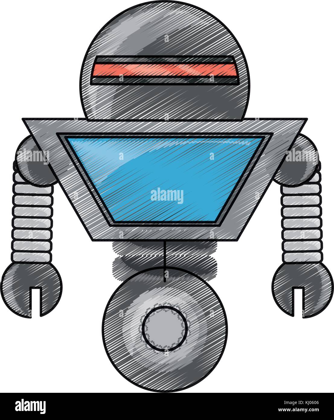 cartoon robot icon Stock Vector Image & Art - Alamy