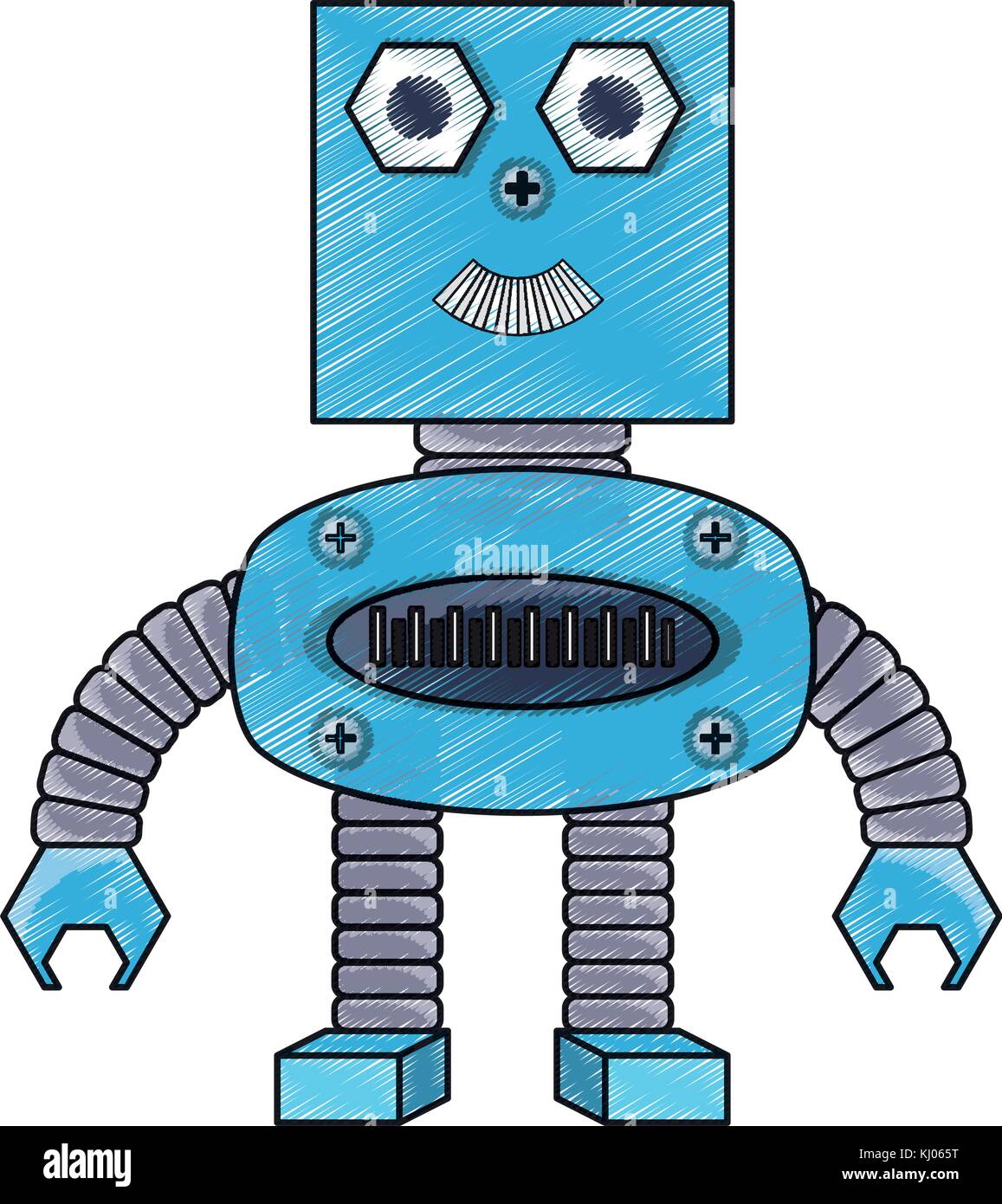 cartoon robot icon Stock Vector Image & Art - Alamy