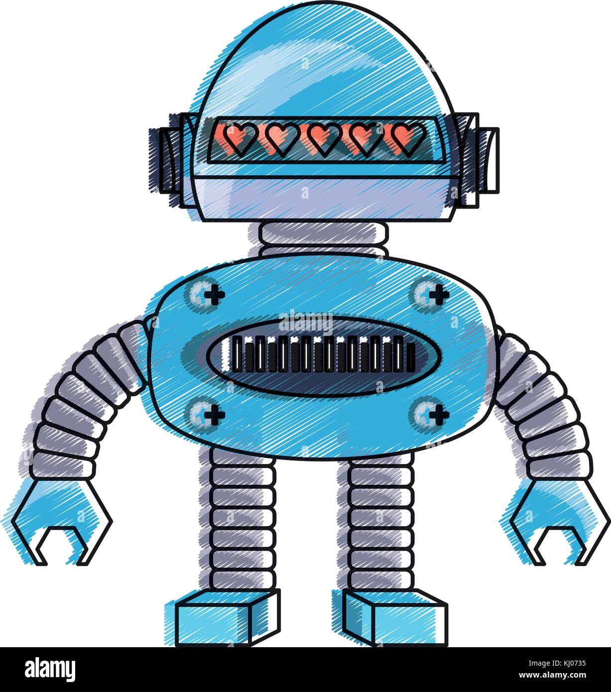 cartoon robot icon Stock Vector Image & Art - Alamy