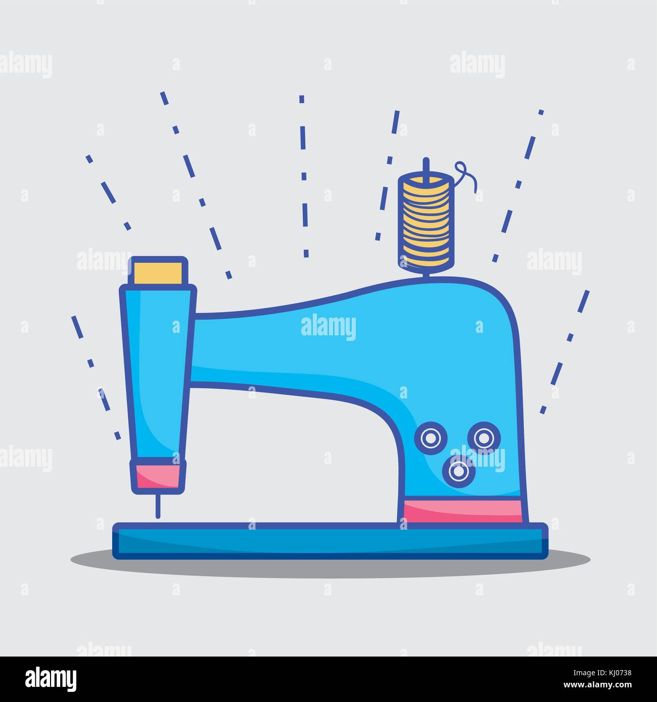 sewing machine to art and craft design Stock Vector Image & Art Alamy