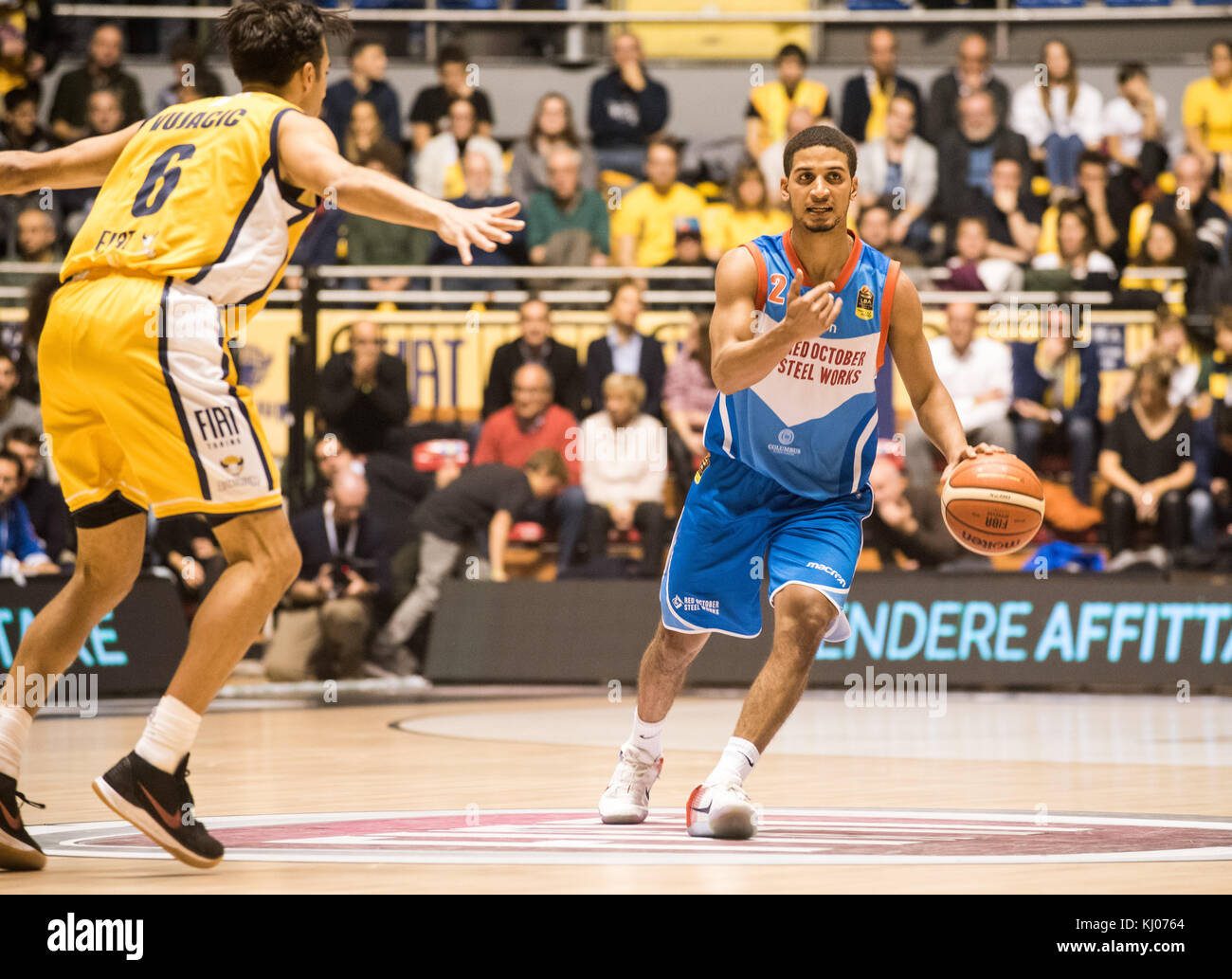 Turin, Italy. 19th Nov, 2017. Smith Jaime (Pallacanestro Cantù) during ...
