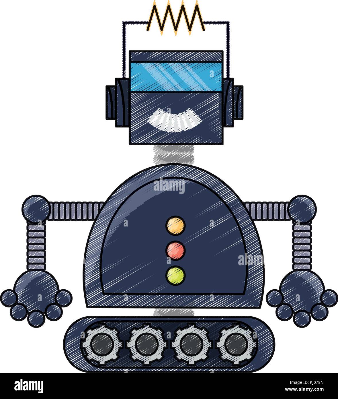 cartoon robot icon Stock Vector Image & Art - Alamy