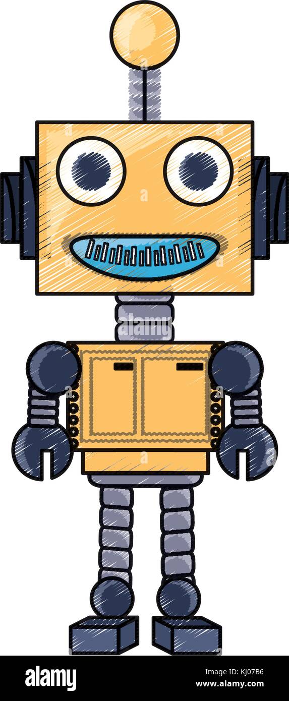 cartoon robot icon Stock Vector Image & Art - Alamy