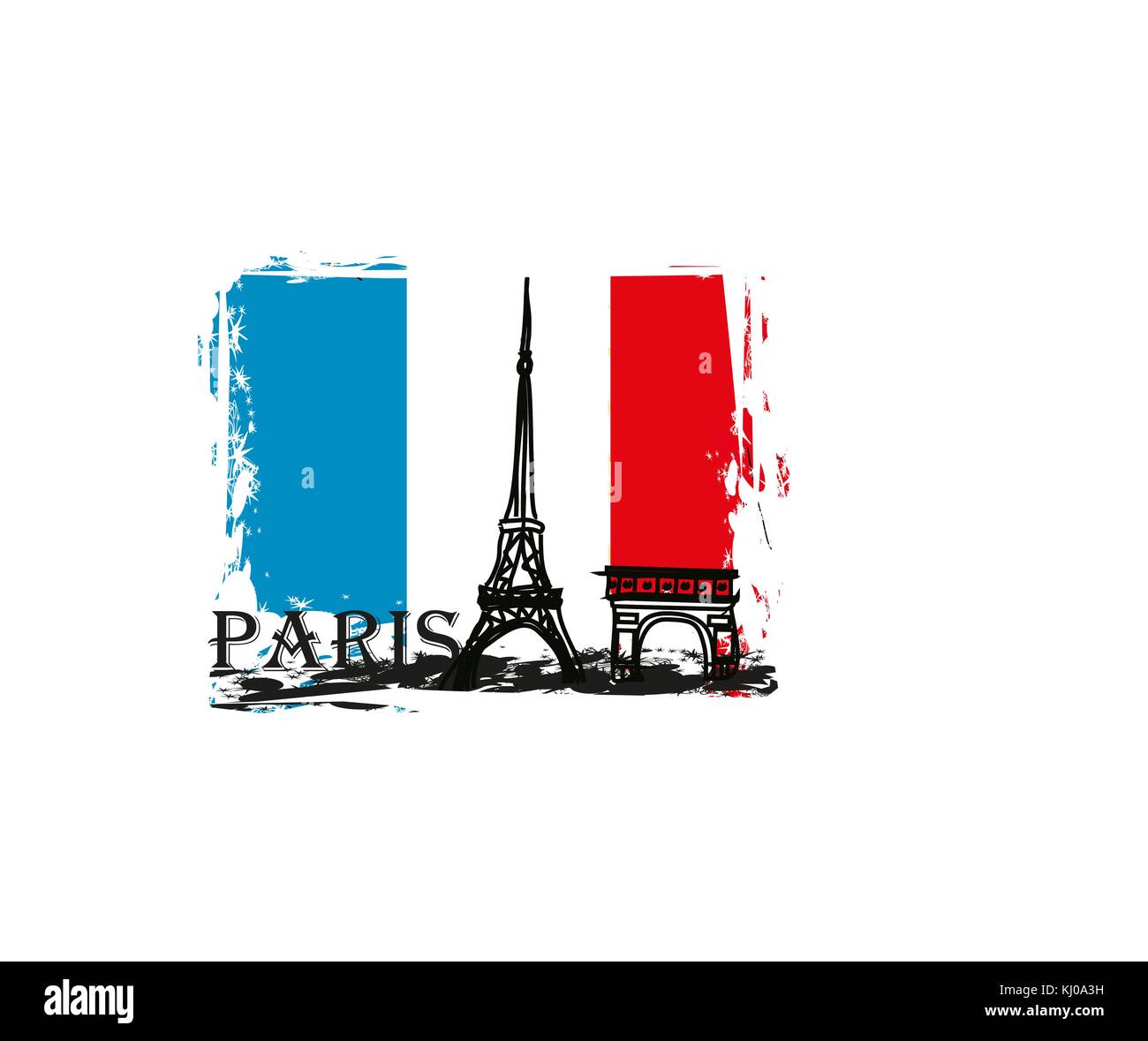 Paris, France grunge abstract card Stock Vector Image & Art Alamy