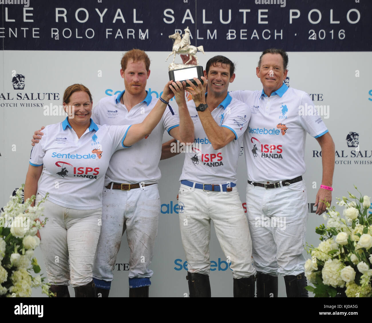 WELLINGTON, FL MAY 04 Melissa Ganzi, Prince Harry, Malcolm Borwick