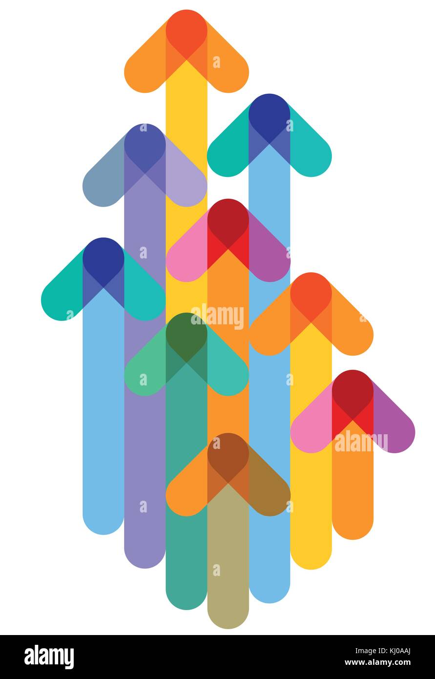 Arrow direction up, illustration Stock Vector Image & Art - Alamy