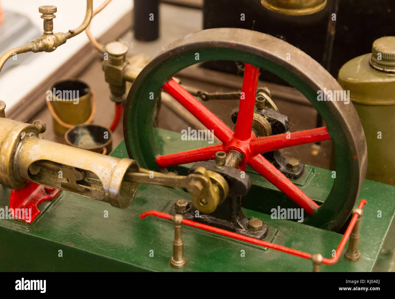 Vintage steam engine, selective focus on the wheel Stock Photo - Alamy