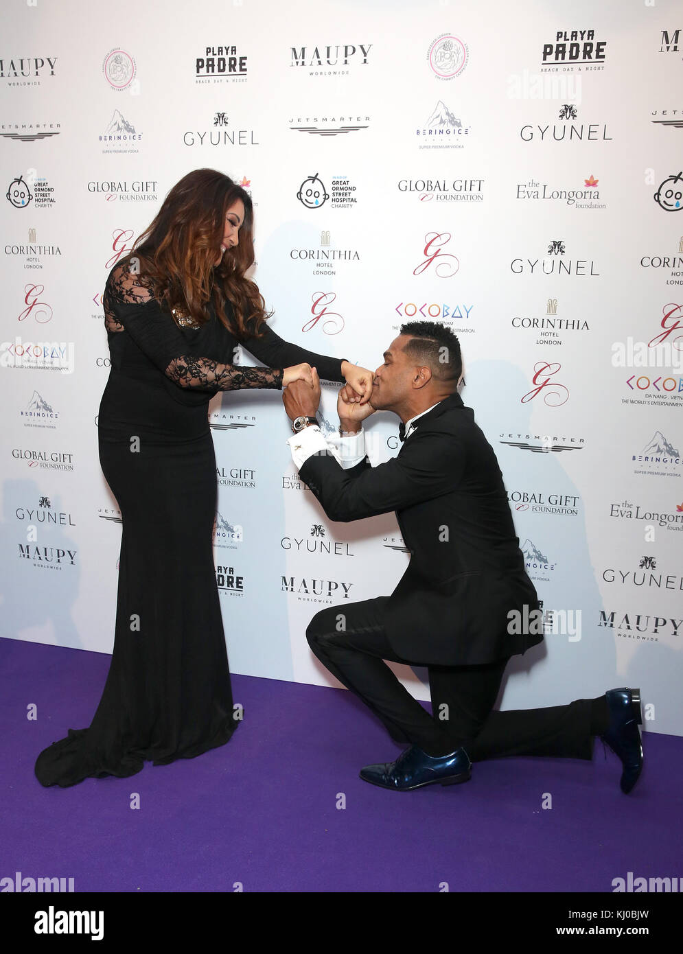Maria Bravo And Maxwell Attending The Global Gift Gala Held At The Stock Photo Alamy