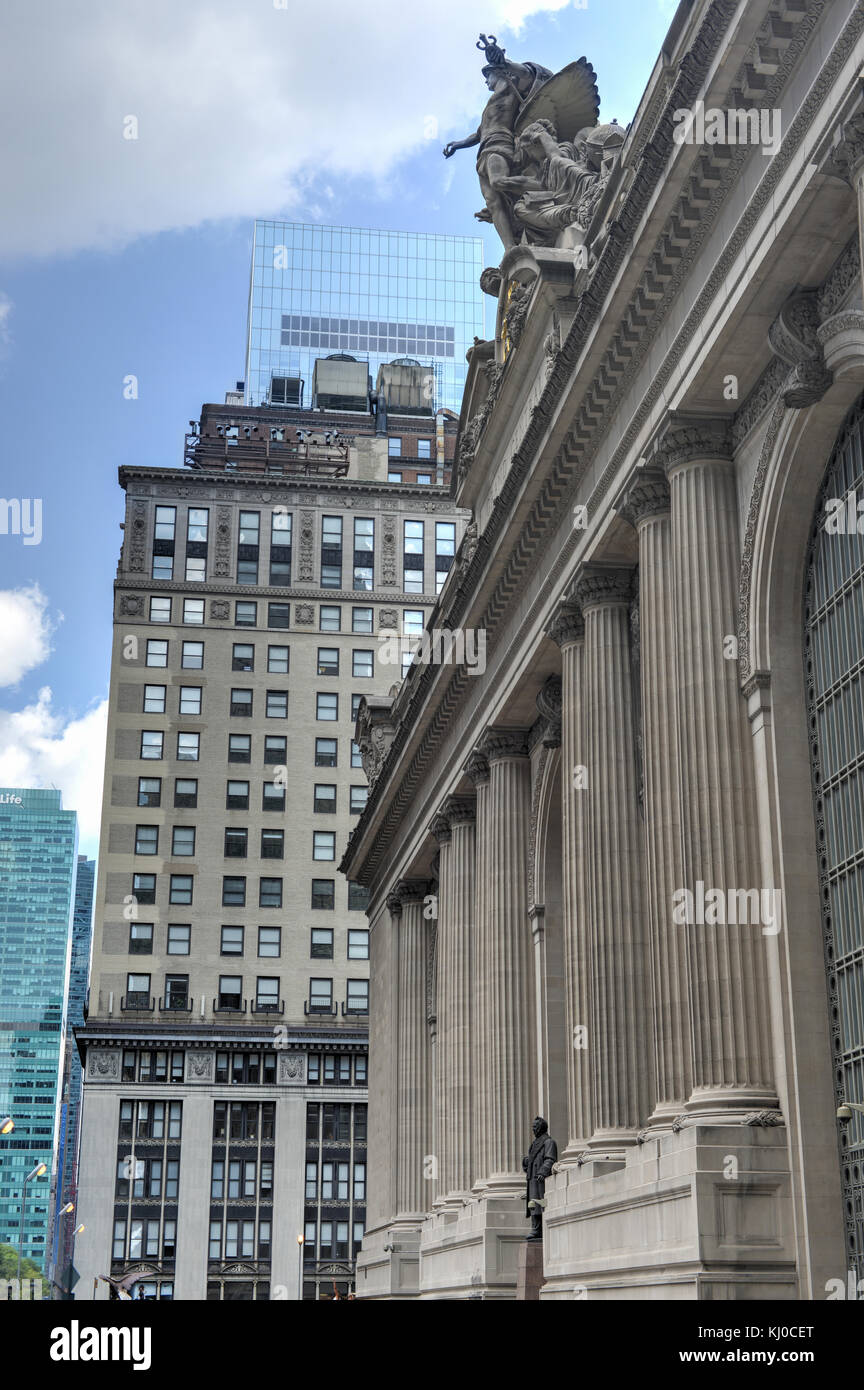 Grand Central Station in New York. The iconic beaux arts