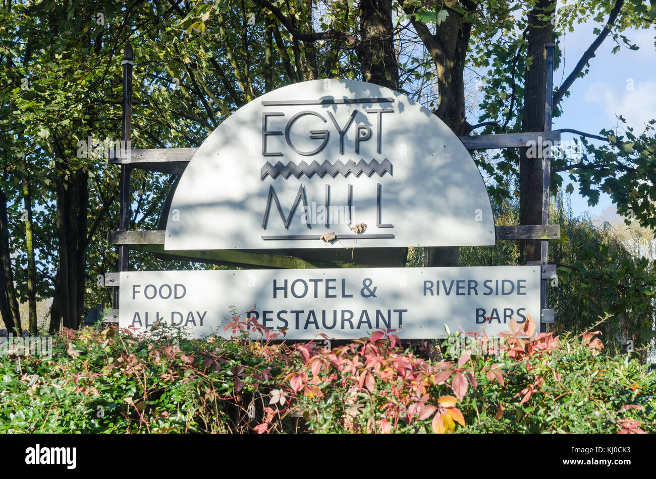 Egypt Mill Hotel and Restaurant in the Cotswold town of Nailsworth Stock Photo Alamy