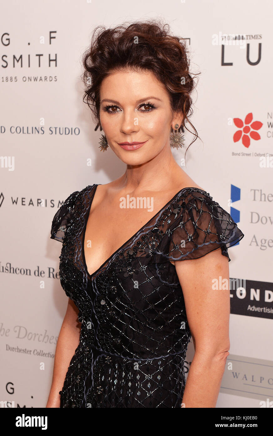 Catherine Zeta Jones arrives at the Walpole British Luxury Awards 2017