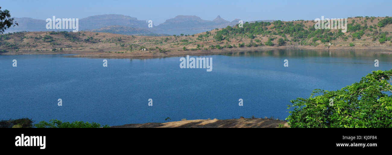 Bhandardara lake Stock Photo