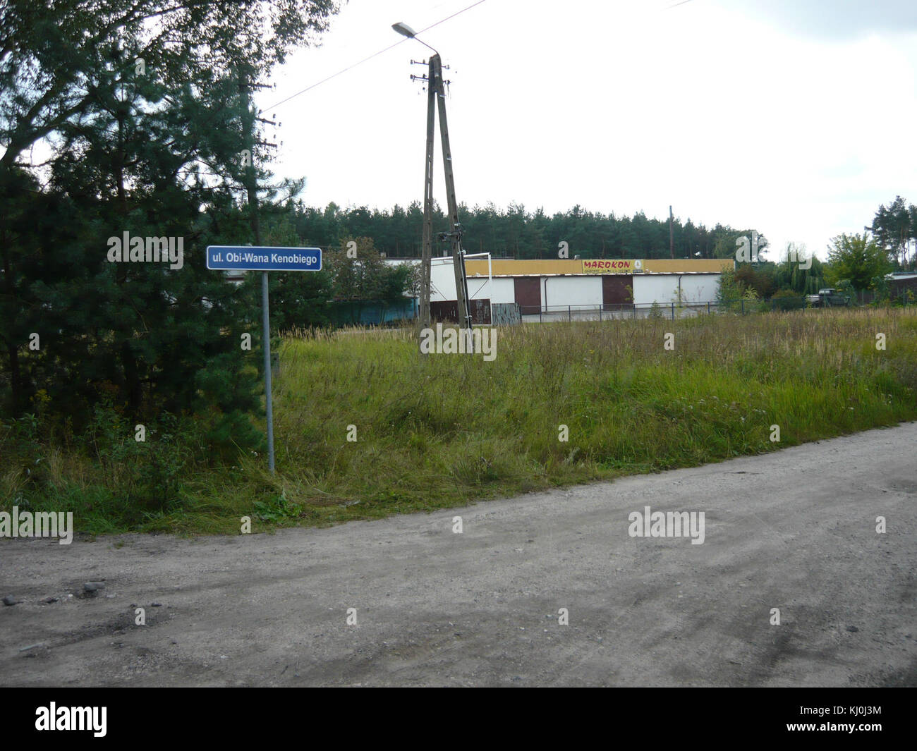 Grabowiec ulica Obi-Wana Kenobiego (1 Stock Photo - Alamy