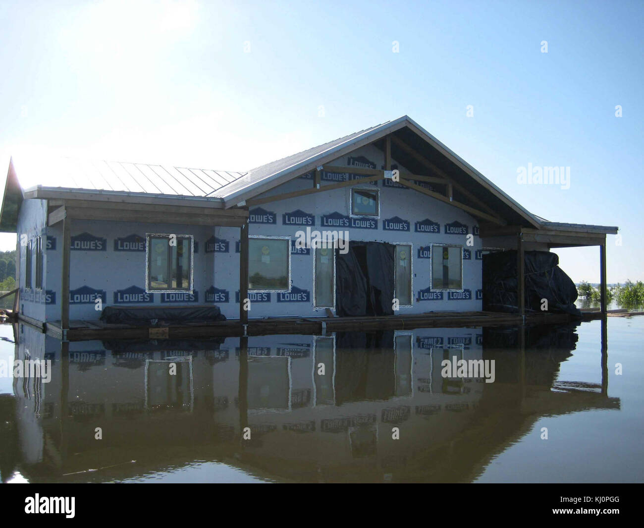 House flood Stock Photo