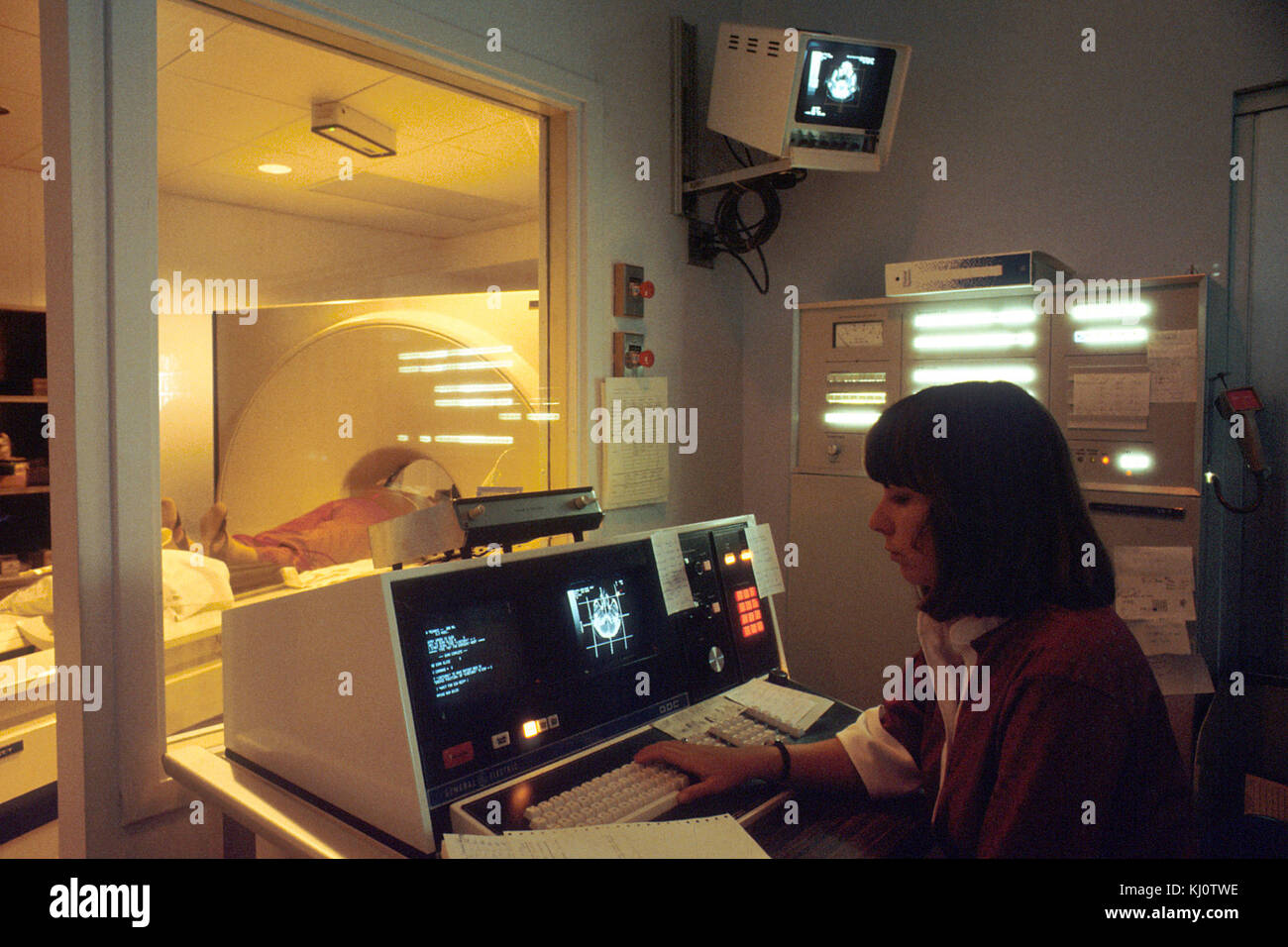 A description of a medical procedure, a CAT scan (Computerized Axial ...