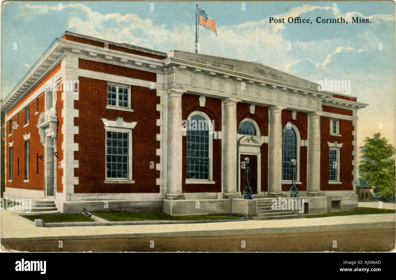 Corinth Post Office Stock Photo Alamy