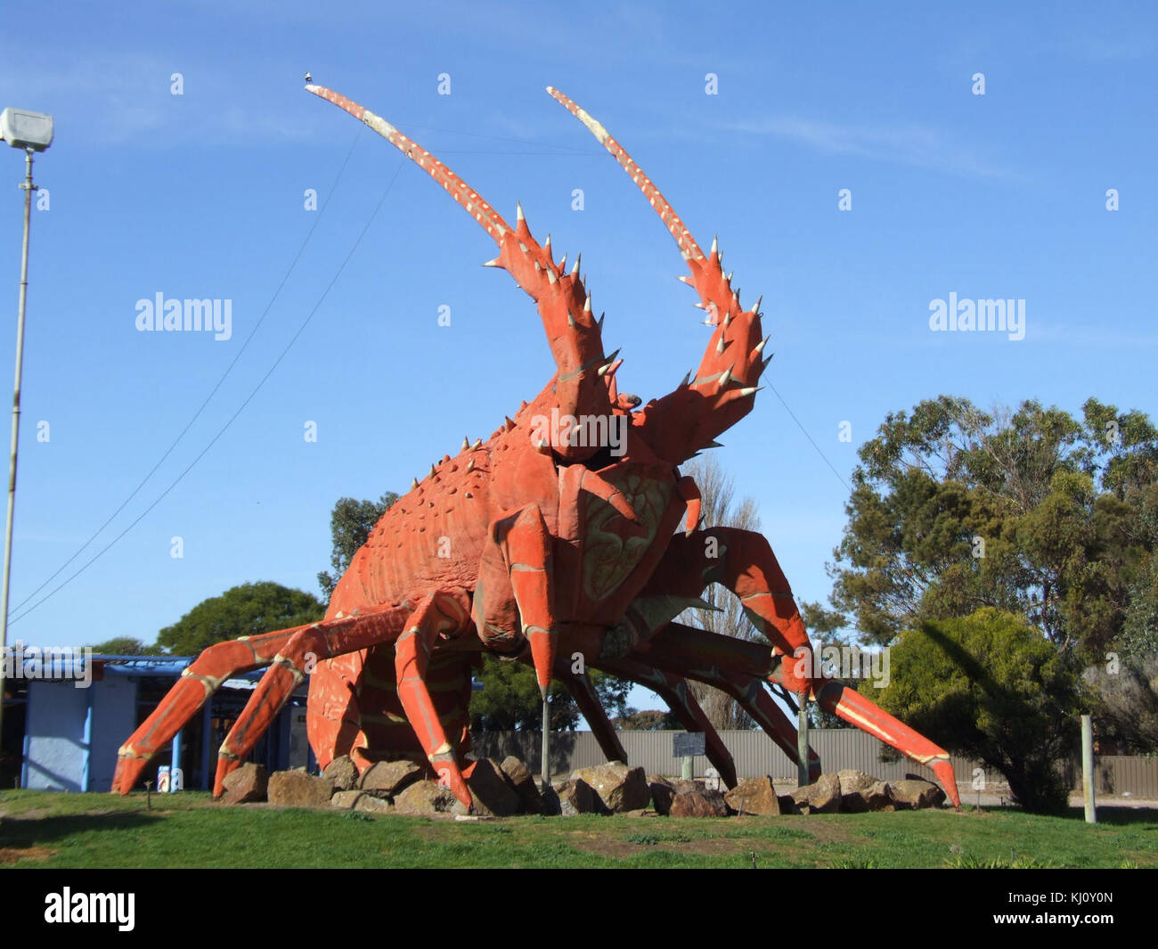 Giant lobster sculpture Stock Photo Alamy