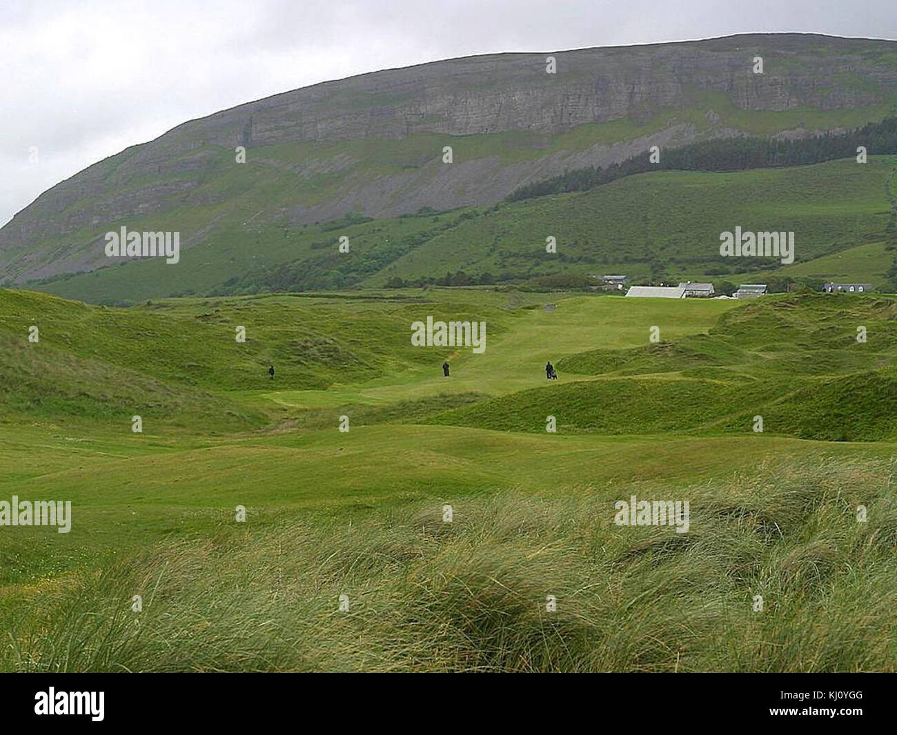 Ireland golfers Knocknara Stock Photo