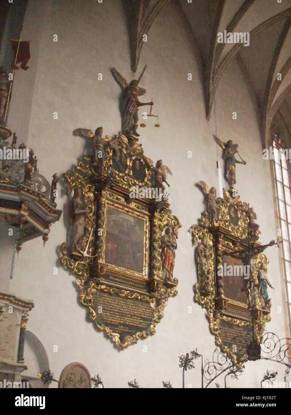 This title refers to a set of heraldic shields located in the ...