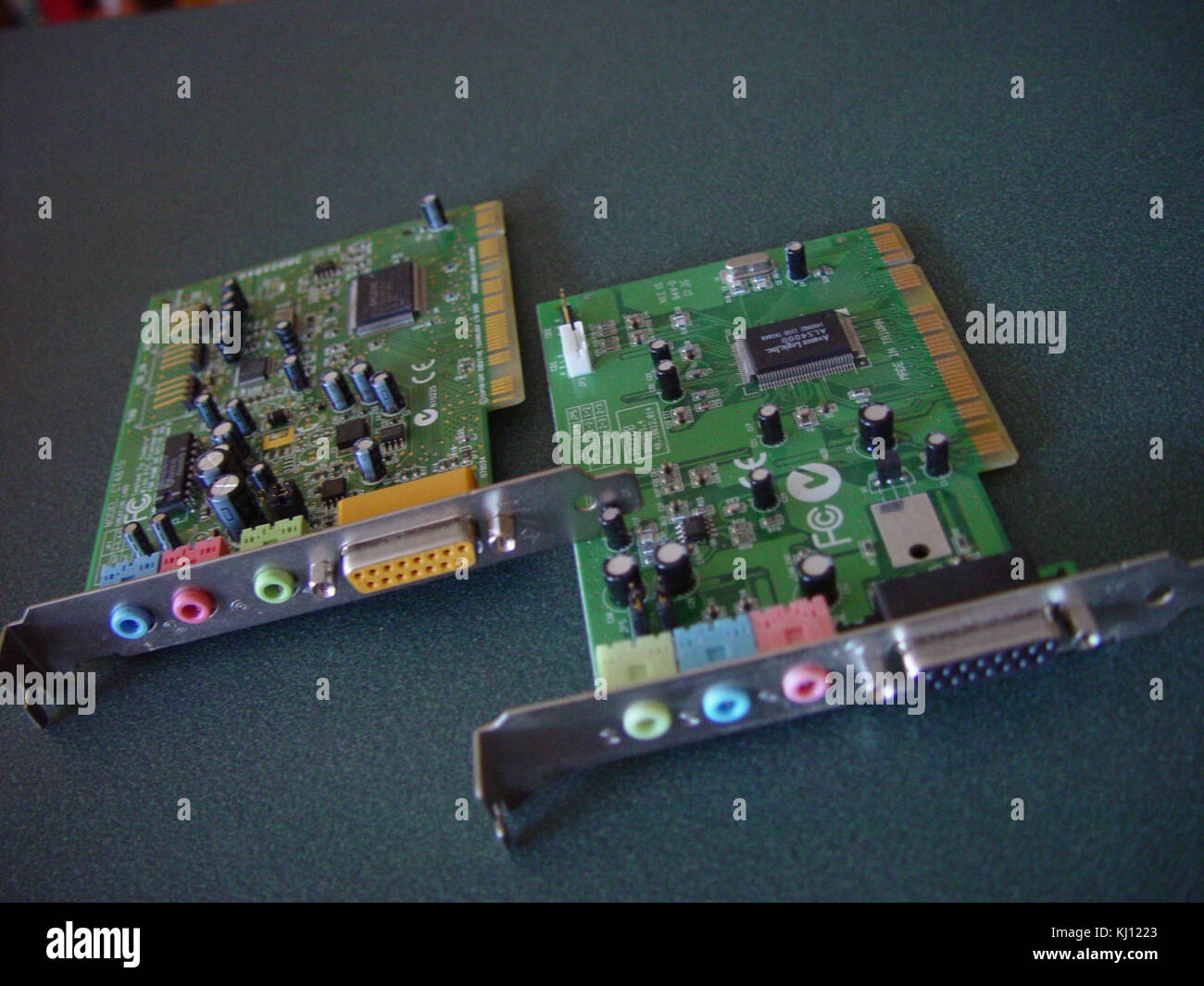 PCI buss sound joystick cards Stock Photo Alamy
