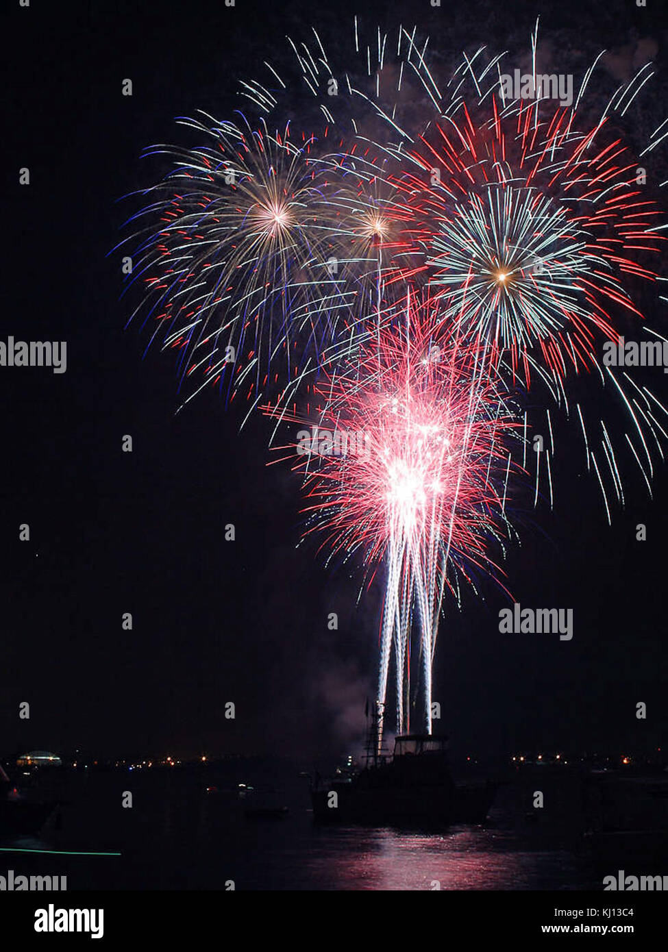 San Diego Fireworks Stock Photo Alamy