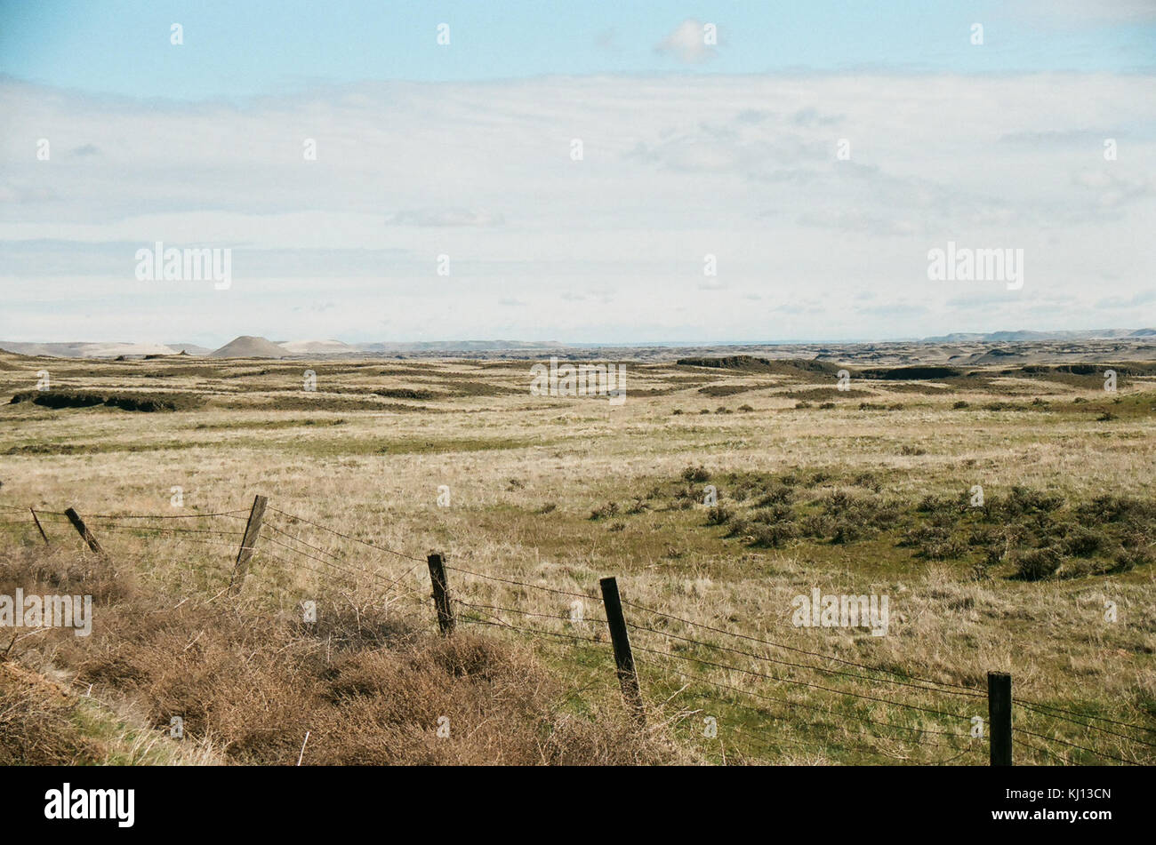 Scablands in Eastern Washington Stock Photo Alamy