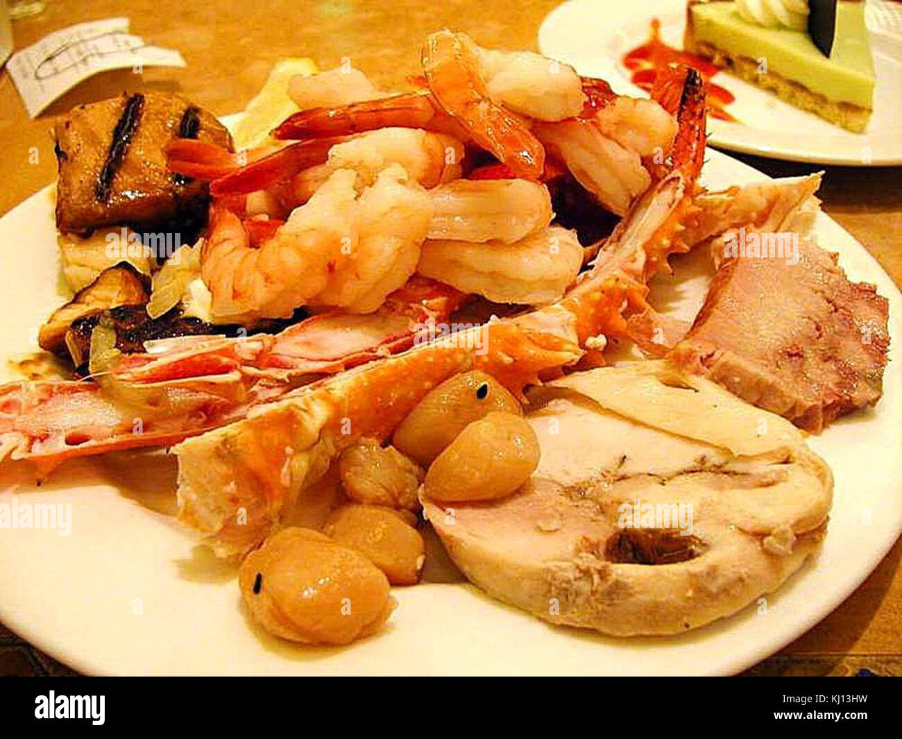 Seafood crabs legs shrimp food Stock Photo Alamy