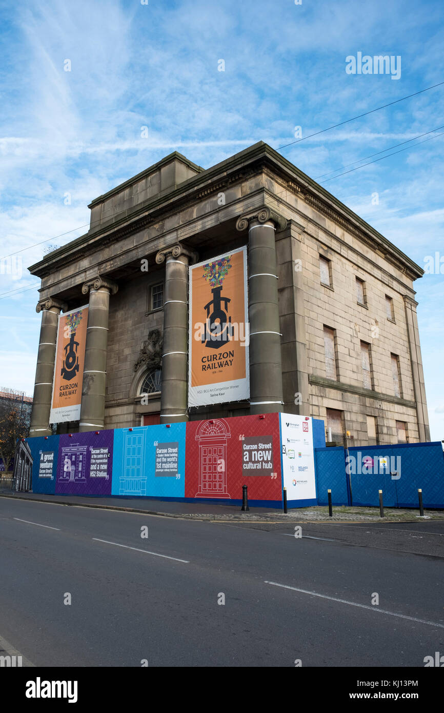 HS2 new hub at old Curzon Street railway station, Birmingham Stock Photo